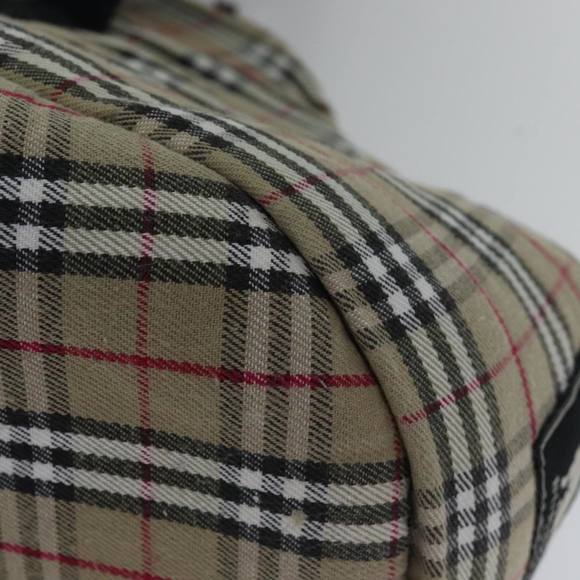 BURBERRY Nova Check Pet Case Canvas Beige Auth 88722 - Picture 10 of 16